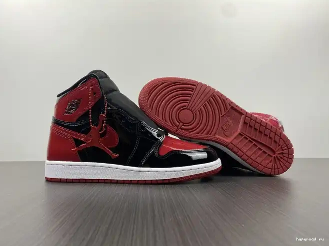 Jordan Air OG High 1 Patent 555088-063 Bred 0417